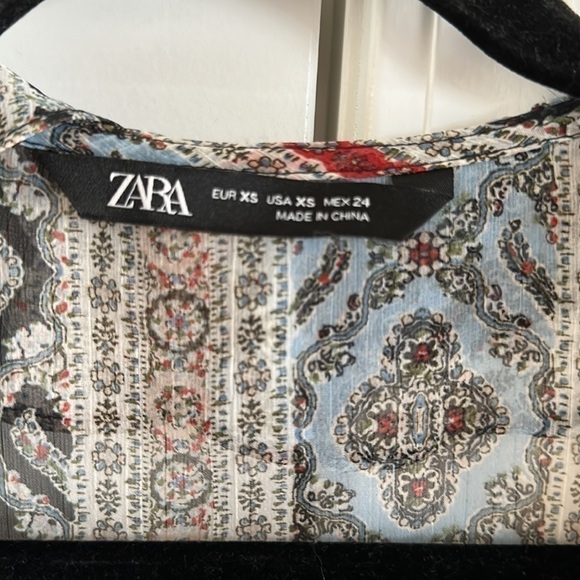 Zara Women 3/4 Sleeve Blouse - Picture 8 of 11